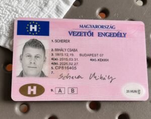 Hungarian driving licence without theory exam