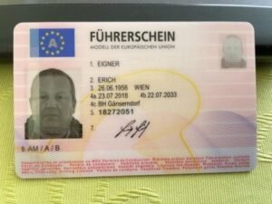 Buy Austrian Driving Licence