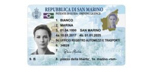 San Marinese driving licence without test