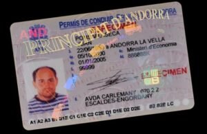 buy Andorran driving licence