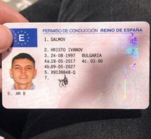 Spanish driving licence without test