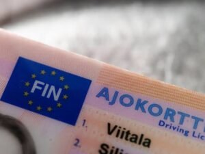 registered Finnish driving licence